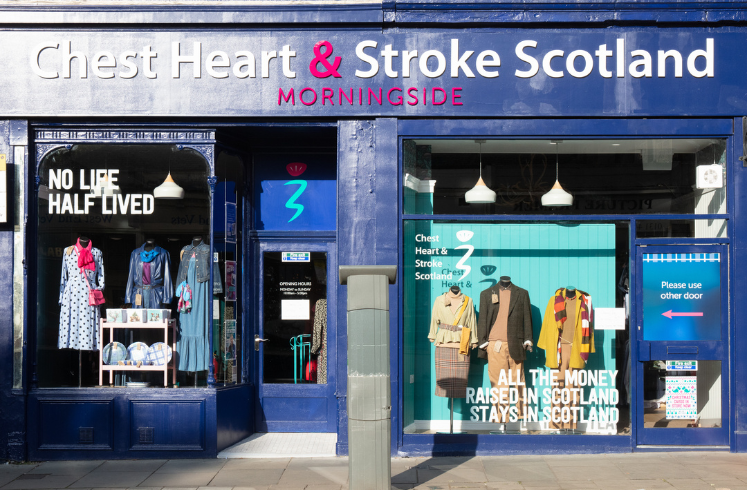 Chest Heart & Stroke Scotland Morningside Shop Reopens